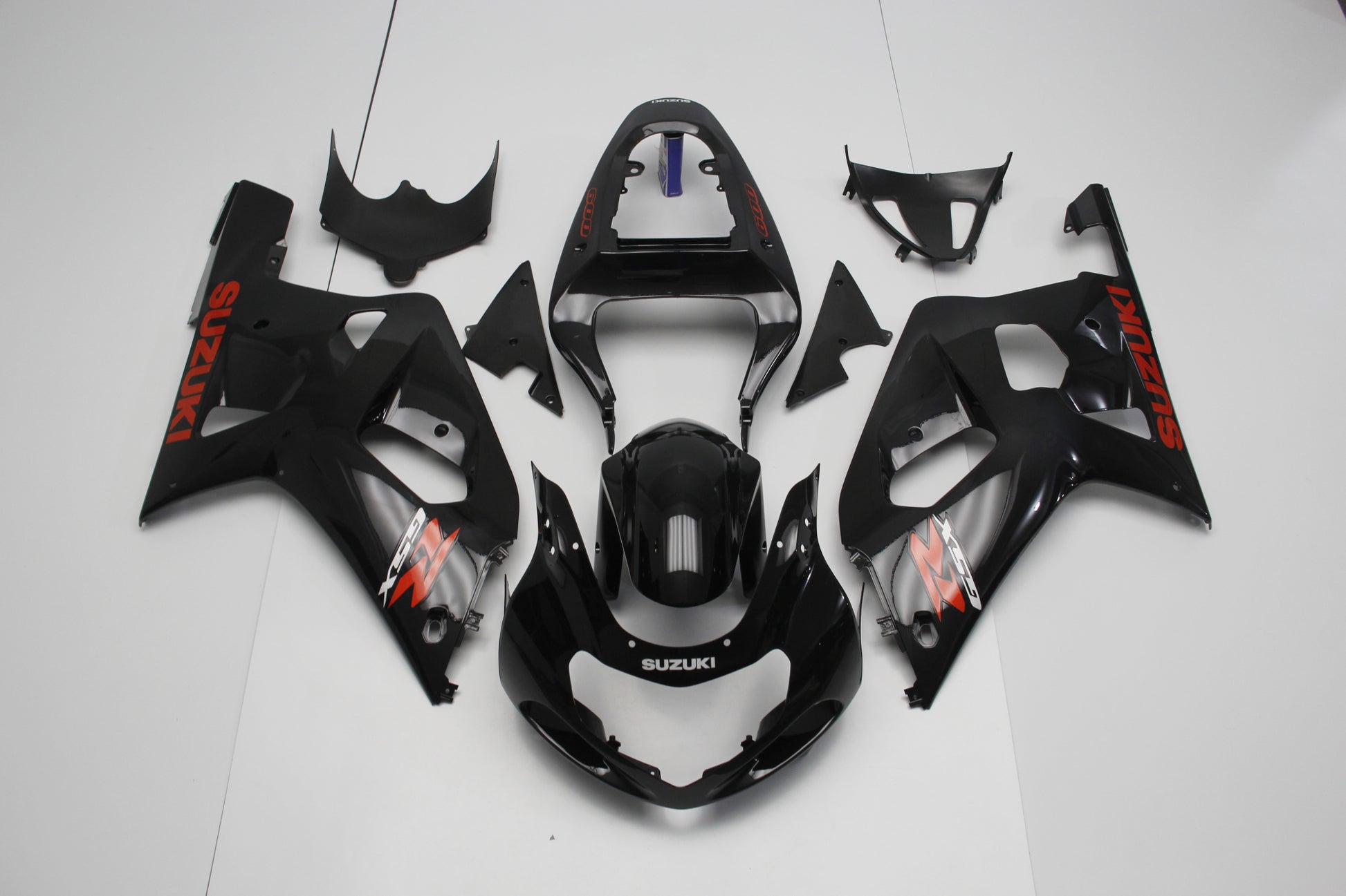 Suzuki GSXR750 (2000-2003) Matte Black & Red Fairings Rich text editor