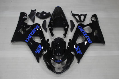 Suzuki GSXR600 (2004-2005) Black & Blue Fairings