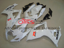 White Fairing Kit for a 2006 & 2007 Suzuki GSX-R750 motorcycle