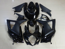 Gloss Black and Matte Black Fairing Kit for a 2007 & 2008 Suzuki GSX-R1000 motorcycle
