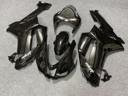 Black Fairing Kit for a 2007 & 2008 Kawasaki Ninja ZX-6R 636 motorcycle