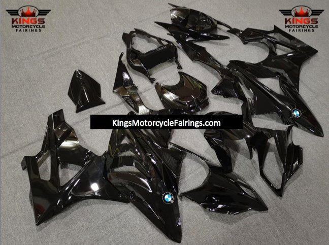 All Black Fairing Kit for a 2017 and 2018 BMW S1000RR motorcycle