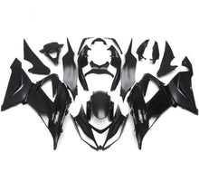 Gloss Black and Matte Black Fairing Kit for a 2013, 2014, 2015, 2016, 2017 & 2018 Kawasaki ZX-6R 636 motorcycle