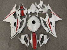 Yamaha YZF-R6 (2008-2016) White, Red & Black Fairings