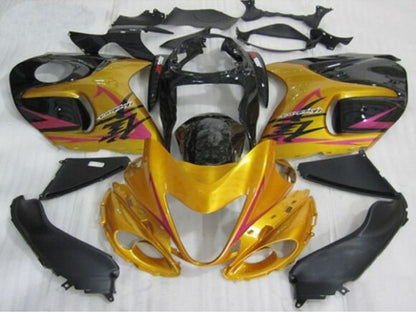 Suzuki GSXR1300 Hayabusa (1999-2007) Gold, Black & Pink Fairings
