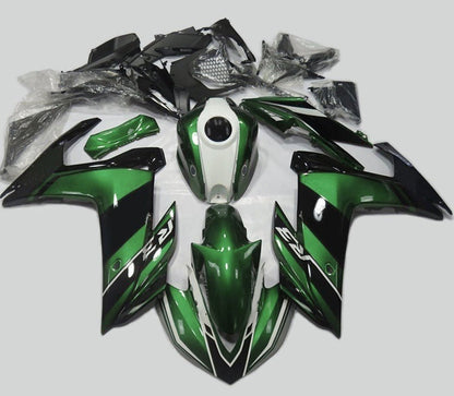 Yamaha YZF-R3 (2015-2018) Green, Black & White Fairings