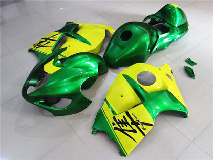 Green and Yellow Fairing Kit for a 1999, 2000, 2001, 2002, 2003, 2004, 2005, 2006, & 2007 Suzuki GSX-R1300 Hayabusa motorcycle