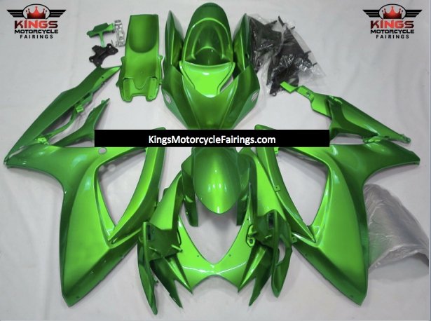 Suzuki GSXR600 (2006-2007) Green Fairings
