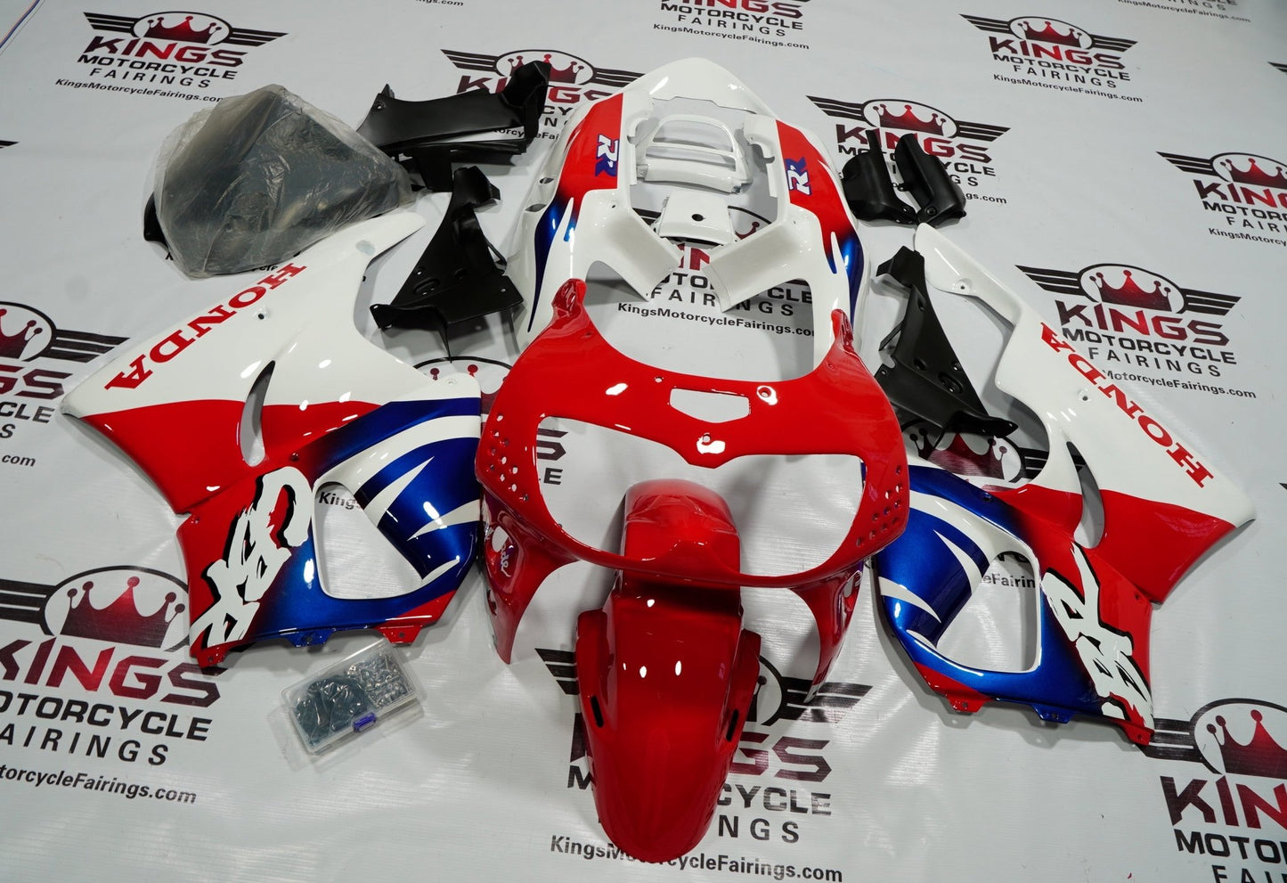 Honda CBR900RR Fairings (1996-1997) Red, White, Blue at KingsMotorcycleFairings.com