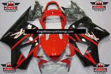 HONDA CBR 900RR Fairings (2002-2003) Red Stripe, Black, White at KingsMotorcycleFairings.com
