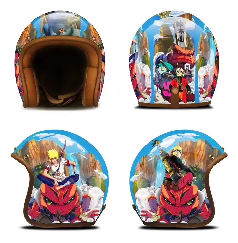 Hand Painted Naruto Motorcycle Helmet is brought to you by KingsMotorcycleFairings.com