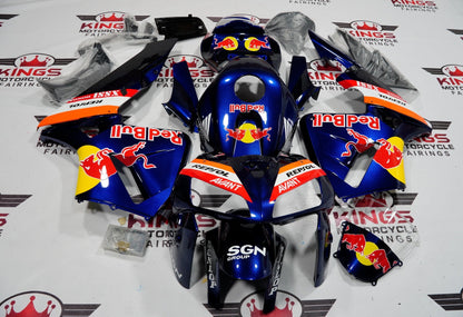 Honda CBR600RR (2005-2006) Dark Blue Red Bull Fairings at KingsMotorcycleFairings.com