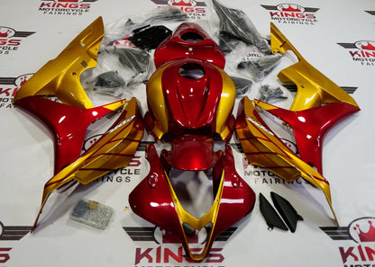 Honda CBR600RR (2007-2008) Dark Red & Gold Fairings