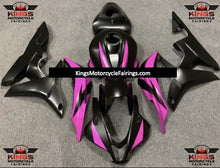 Honda CBR600RR Fairings (2007-2008) Matte Black, Pink at KingsMotorcycleFairings.com