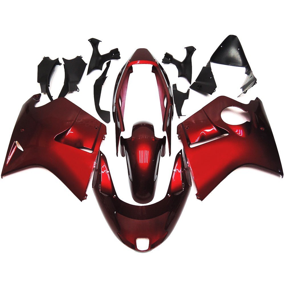 Honda CBR1100XX Super Blackbird Fairings (1996-2007) Dark Red from KingsMotorcycleFairings.com