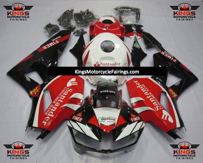 Honda CBR600RR Fairing Kit (2013-2023) Red, White, Black Santander at KingsMotorcycleFairings.com