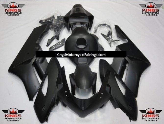 Honda CBR 1000RR Fairings (2004-2005) Matte Black at KingsMotorcycleFairings.com