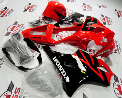 Honda CBR 600F4i Fairings (2001-2003) Red, Black at KingsMotorcycleFairings.com