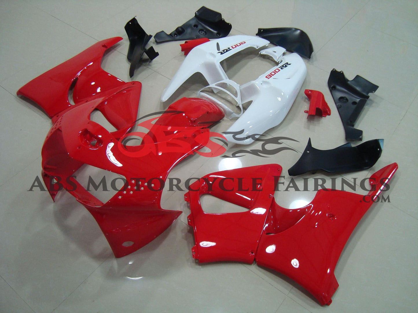 Honda CBR 900RR Fairings (1996-1997) Red, White at KingsMotorcycleFairings.com