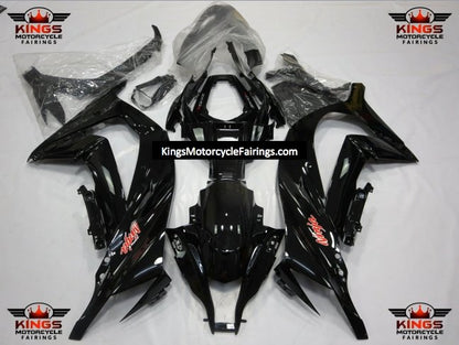 Kawasaki Ninja ZX10R Fairings (2011-2015) Black, Red at KingsMotorcycleFairings.com