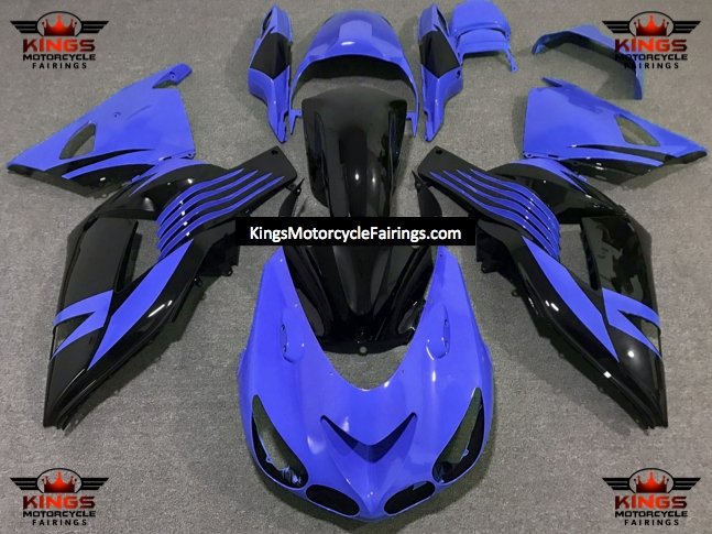 Kawasaki Ninja ZX14R (2006-2011) Purple, Black at KingsMotorcycleFairings.com