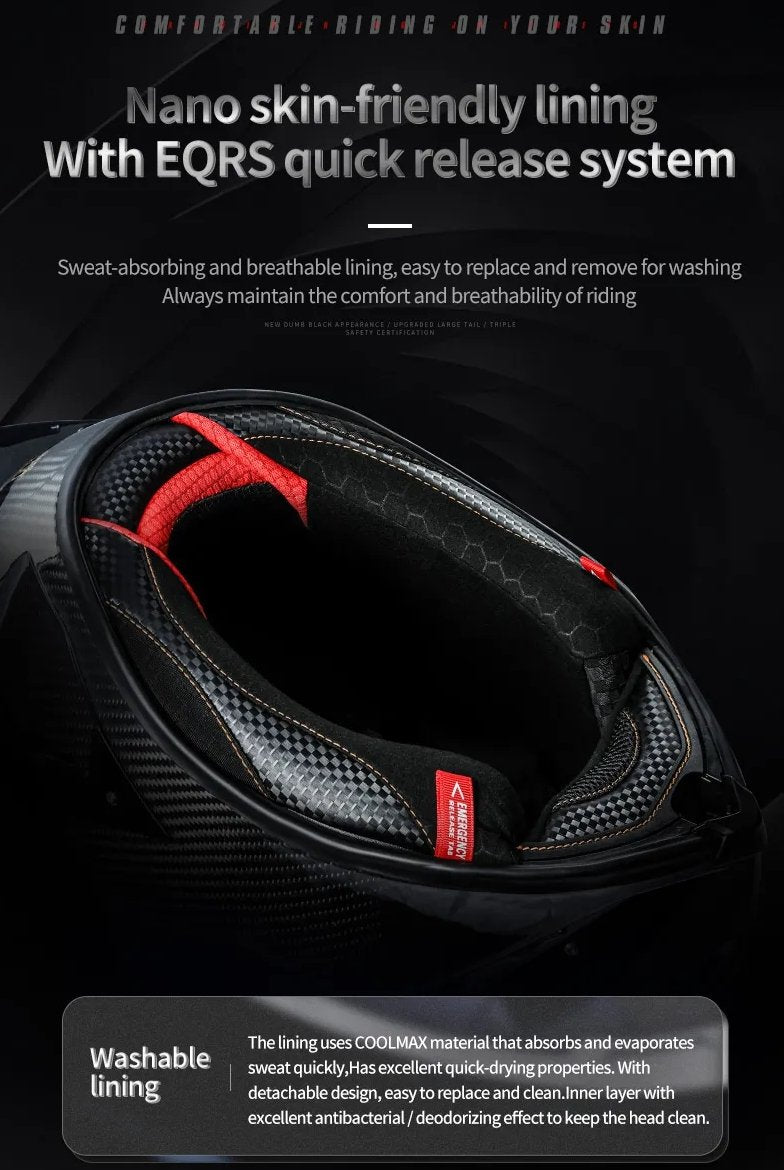 KingsMotorcycleFairings.com Carbon Fiber 3k Motorcycle Helmet specs