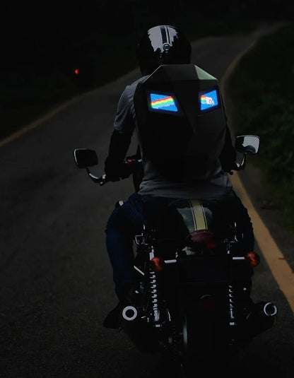 LED Hard Shell Waterproof Motorcycle Helmet Backpack is brought to you by Kings Motorcycle Fairings - KingsMotorcycleFairings.com