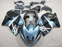 Light Blue, Dark Blue, White and Black Fairing Kit for a 1999, 2000, 2001, 2002, 2003, 2004, 2005, 2006, & 2007 Suzuki GSX-R1300 Hayabusa motorcycle