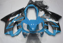 Light Blue and Silver Fairing Kit for a 2004, 2005, 2006, 2007 Honda CBR600F4i motorcycle