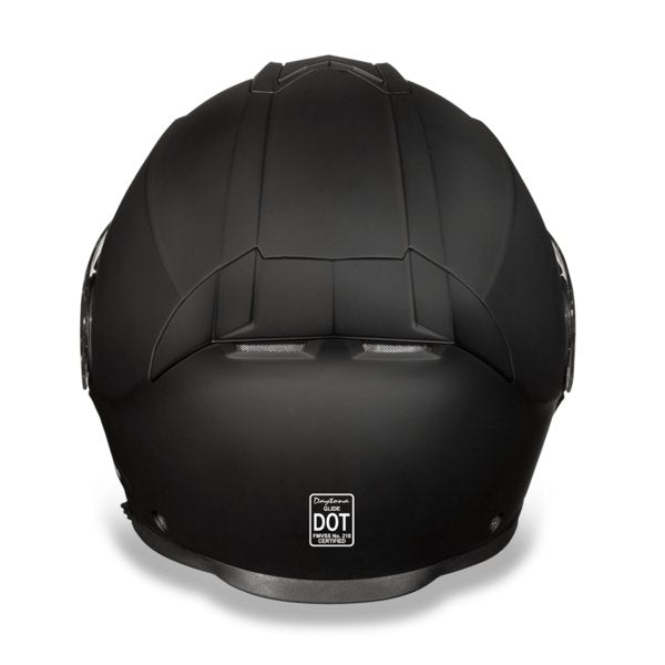 KINGS MATTE BLACK DAYTONA GLIDE MOTORCYCLE HELMET - MG1B