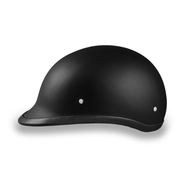 Kings Matte Black Hawk Polo Motorcycle Helmet