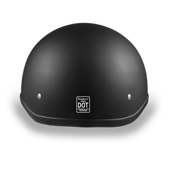 Kings Matte Black Hawk Polo Motorcycle Helmet