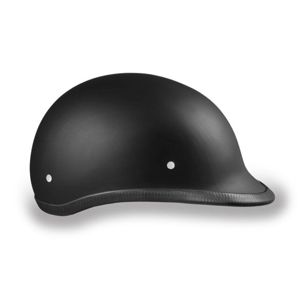 Kings Matte Black Hawk Polo Motorcycle Helmet