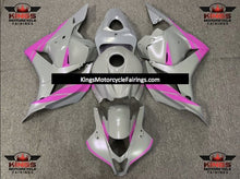 Matte Nardo Gray and Pink Fairing Kit for a 2009, 2010, 2011 & 2012 Honda CBR600RR motorcycle