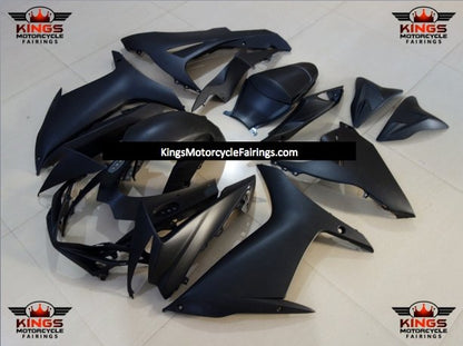 Suzuki GSXR600 (2011-2023) Matte Black Fairings at KingsMotorcycleFairings.com