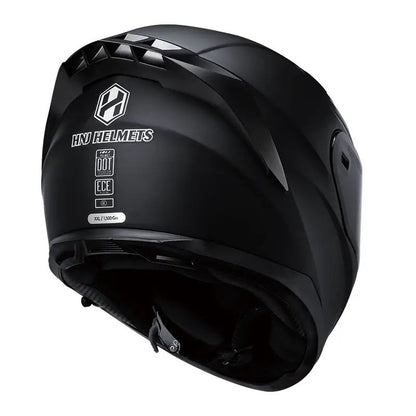 Matte Black Edge HNJ Full-Face Motorcycle Helmet is brought to you by KingsMotorcycleFairings.com