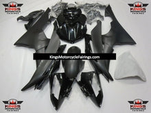 Matte Black and Gloss Black Fairing Kit for a 2008, 2009, 2010, 2011, 2012, 2013, 2014, 2015 & 2016 Yamaha YZF-R6 motorcycle