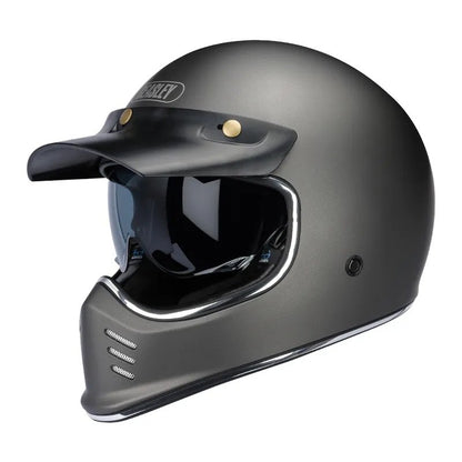 Matte Gray Beasley Open-Face Motorcycle Helmet is brought to you by KingsMotorcycleFairings.com