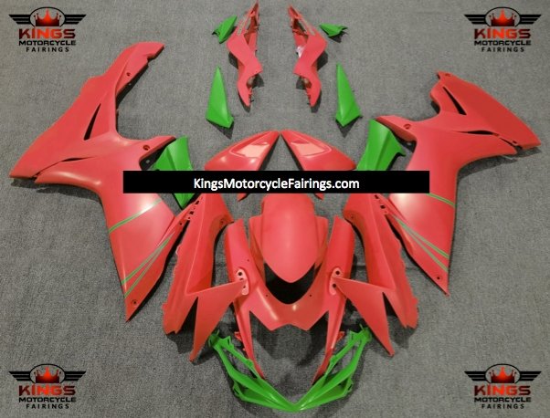Suzuki GSXR600 (2011-2023) Matte Red & Green Fairings