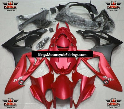 BMW S1000RR (2017-2018) Matte Red & Matte Black Fairings