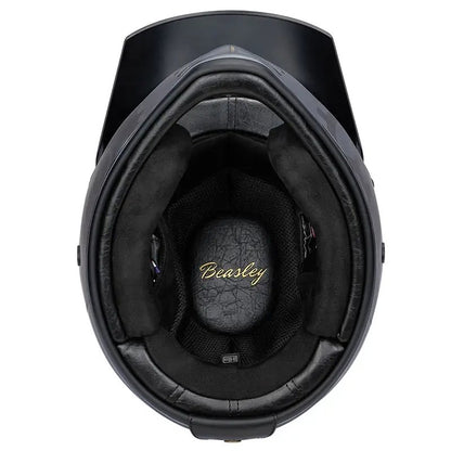 Matte Black Beasley Open-Face Motorcycle Helmet is brought to you by KingsMotorcycleFairings.com