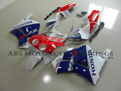 Blue Red & White 1989 Honda VFR400R NC30