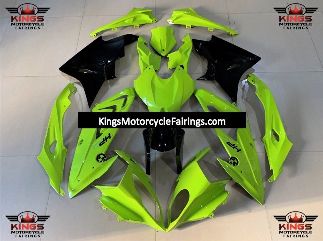 BMW S1000RR (2017-2018) Neon Yellow & Black HP Fairings