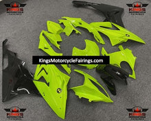 Neon Yellow and Black Fairing Kit for a 2017 and 2018 BMW S1000RR motorcycle