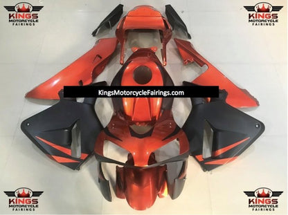 Honda CBR600RR (2003-2004) Orange & Matte Black Fairings