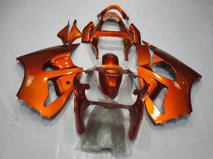 Orange Fairing Kit for a 2000, 2001 & 2002 Kawasaki ZX-6R 636 motorcycle