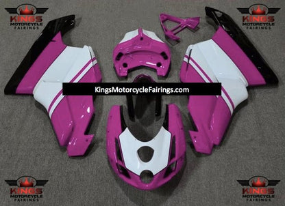 Ducati 999 (2005-2006) Pink, White & Black Fairings