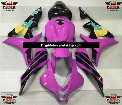 Honda CBR600RR Fairings (2007-2008) Pink, Black, Yellow, Turquoise Blue RedBull at KingsMotorcycleFairings.com