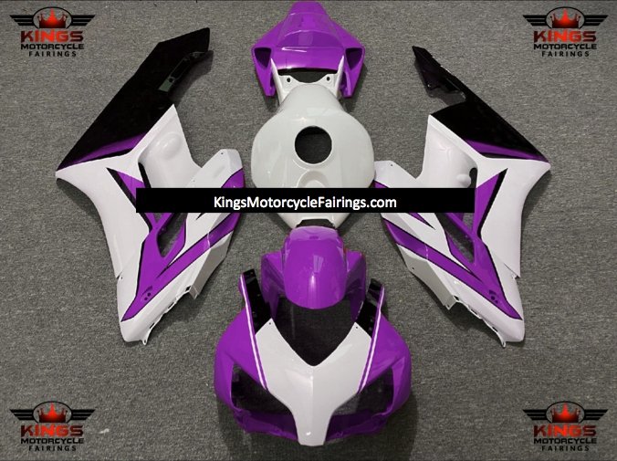 Purple, White and Black Fairing Kit for a 2004 and 2005 Honda CBR1000RR motorcycle
