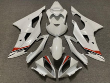 Yamaha YZF-R6 (2008-2016) Pearl White, Black & Red Fairings